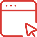 A web browser icon representing online browsing or internet activity.