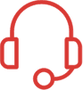 Green headphone icon.